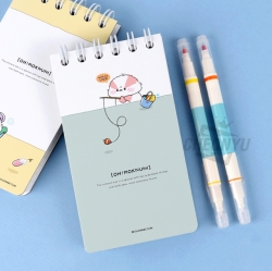 Long-tailed tit Upper-Spring Notebook,Random