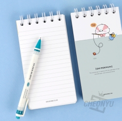 Long-tailed tit Upper-Spring Notebook,Random