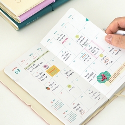 2026 The temperature of the day Slim Weekly Diary