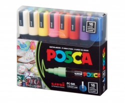 Uni POSCA PC-5M 16-Color Set