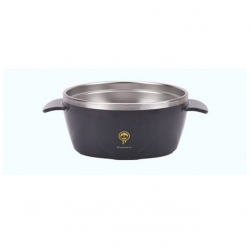 Brawl Stars Color Feeding Bottle Cleaner Stainless Steel Bowl (Charcoal)