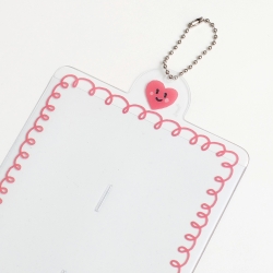 Double 4 cut photo holder smile