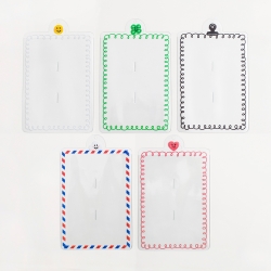 Double 4 cut photo holder smile