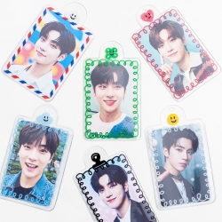 Photo card holder smile