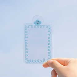 Photo card holder smile