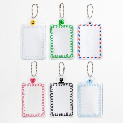 Photo card holder smile