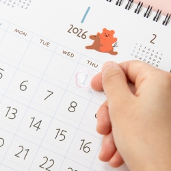 2026 Jelly Bear Desk Calendar