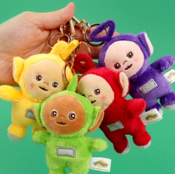 Teletubbies Laa-laa Standing Keyring 9cm