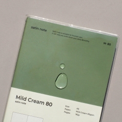 satin note A6 PVC cover