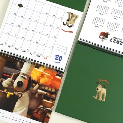 Wallace and Gromit 2026 Desk Calendar 