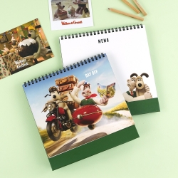Wallace and Gromit 2026 Desk Calendar 