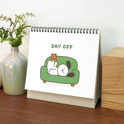 Kkomang 2026 Desk Calendar