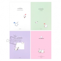 Long-tailed tit Simple  Notebook, 5ea