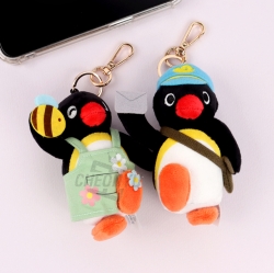 Pingu Florist Bag Charm 10cm + Random Card