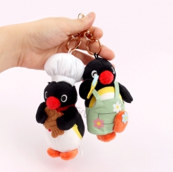 Pingu Florist Bag Charm 10cm + Random Card