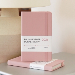 2026 PRISM LEATHER A6 POCKET DIARY
