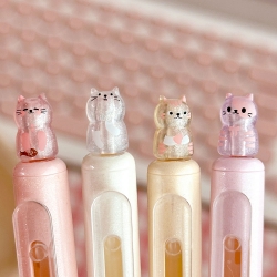 Bingle Cat Gel Pen, 24pcs