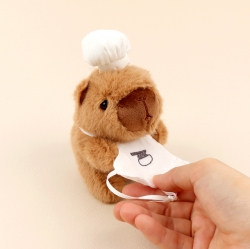 Bakery Capybara Plush Keyring, Random 
