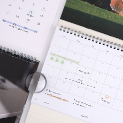 [dashanddot] 2026 life flow desk calendar