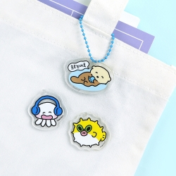 Sea Friends Random Acrylic Keyring Vol.6, Sets of 60pcs