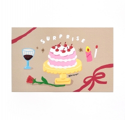 Dalpaper Surprise Cake Postcard, 3 Types