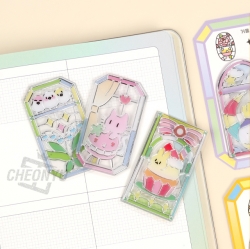 Clear Deco Sticker, Random