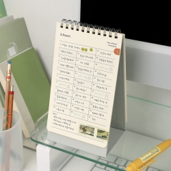 2026 One-Month Goal Tracker Calendar (Desk Model)