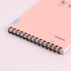 Long tail-tit PP Spiral Notebook , Random