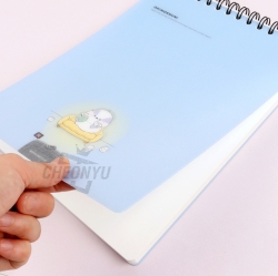 Long tail-tit PP Spiral Notebook , Random