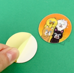 Random Talk lenticular sticker, Random