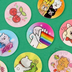 Random Talk lenticular sticker, Random