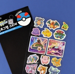 Pocket Monster W Hologram Sticker, Random