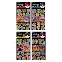 Pocket Monster W Hologram Sticker, Random