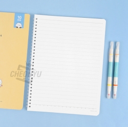 Long tail-tit 10mm Spiral Notebook, Random