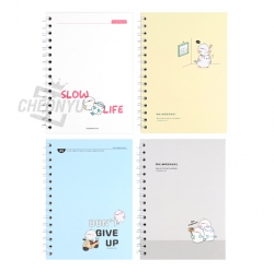 Long tail-tit A5 Size Hard Cover Notebook 