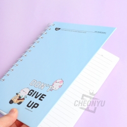 Long tail-tit A5 Size Hard Cover Notebook 