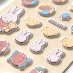 Miffy Fluffy Cushion Stickers (Random)
