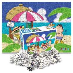 Crayon Shin-chan 500PCS Jigsaw Puzzle_ Friends at the Beach
