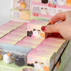 Random Bread Cat Keyring